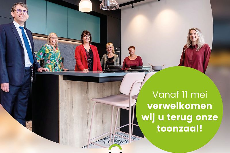 Jacobs Woonconcept - Keukens op maat - Welkom terug in onze toonzaal!